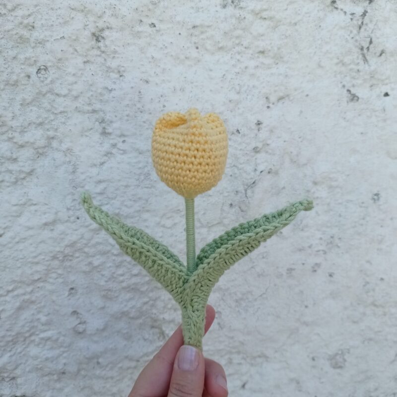 Flor tulipa amarela